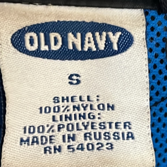 NWOT. Old Navy Ladies WindbreakerBlack & Blue Trim  Size Small. - Picture 11 of 16
